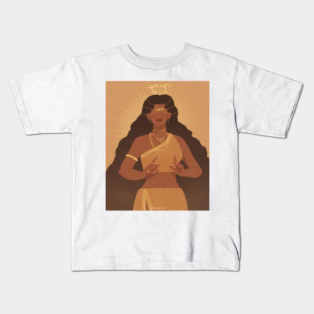 Tala Kids T-Shirt by samsum.art